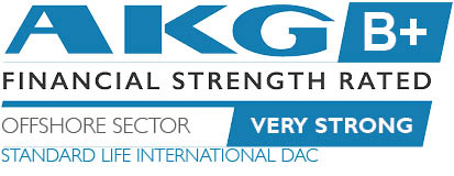 AKG B+ Financial Strength Rated logo